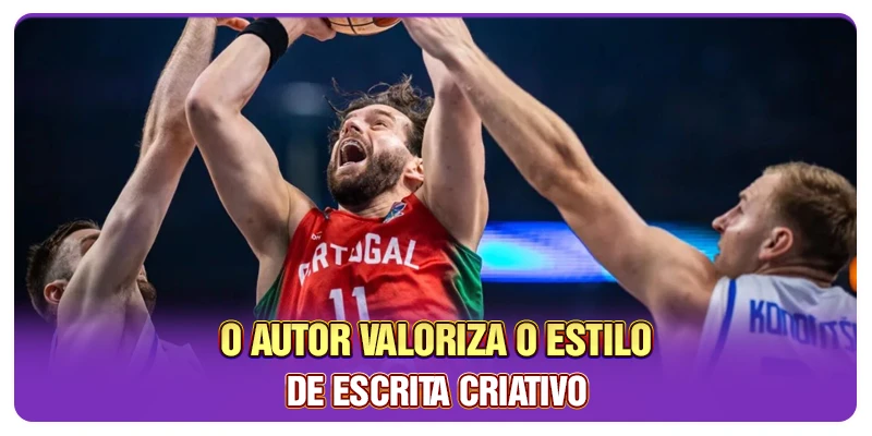 O autor valoriza o estilo de escrita criativo