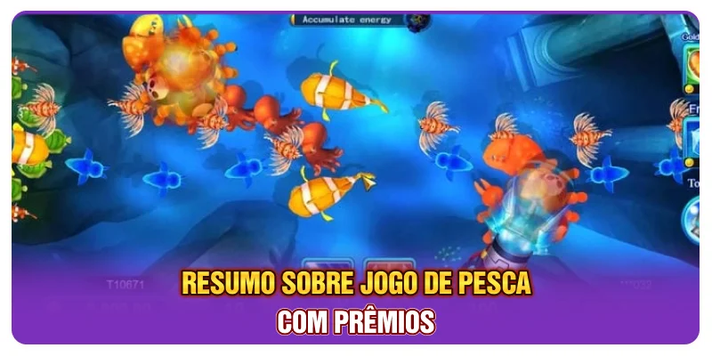 Resumo sobre jogo de pesca com prêmios