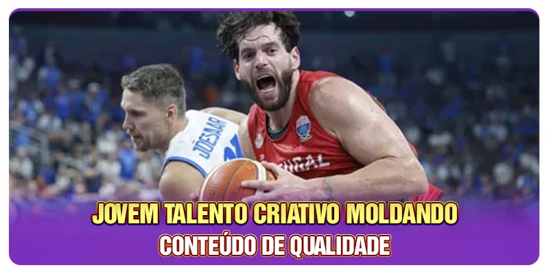 Jovem talento criativo moldando conteúdo de qualidade
